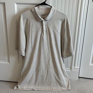 Croft & Barrow Men’s Light Gray Polo Shirt Size XLT